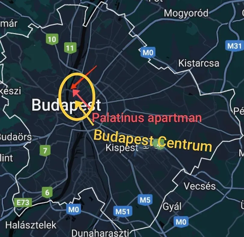 Palatinus Apartman Apartment Budapest Hungary